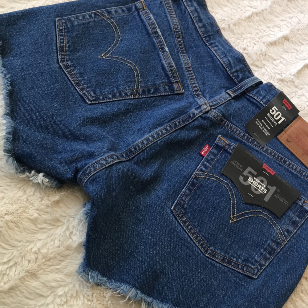 NWT 501 Levi’s high rise short, MSRP $69.50 - Picture 9 of 16